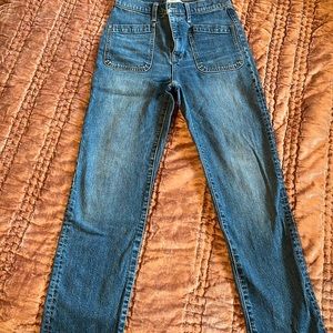 High waist madewell jeans
